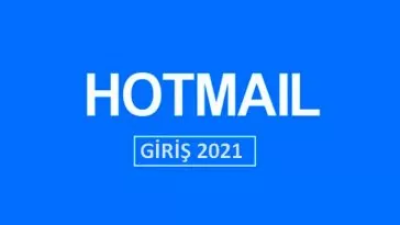 Hotmail.com Giriş 2021